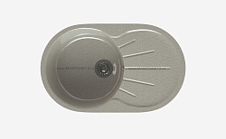 MAXSTONE Мойка глянцевая MS-5 (песочная) 735*450*215